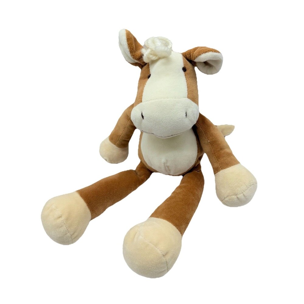 GUND Clapton Brown Tan Horse Pony Plush Stuffed Floppy Toy Flopadoodles 14”
